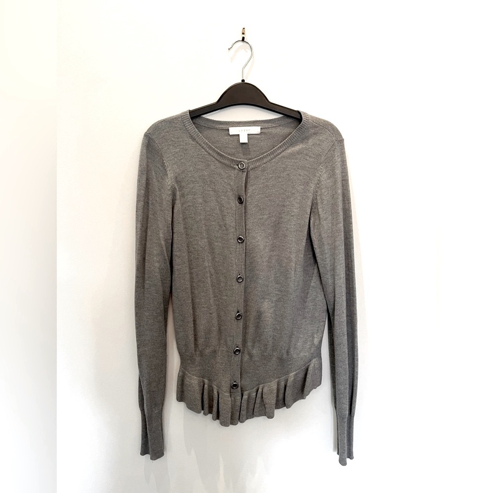 🩶Josef Viscose/Merino Wool Blend Cardigan